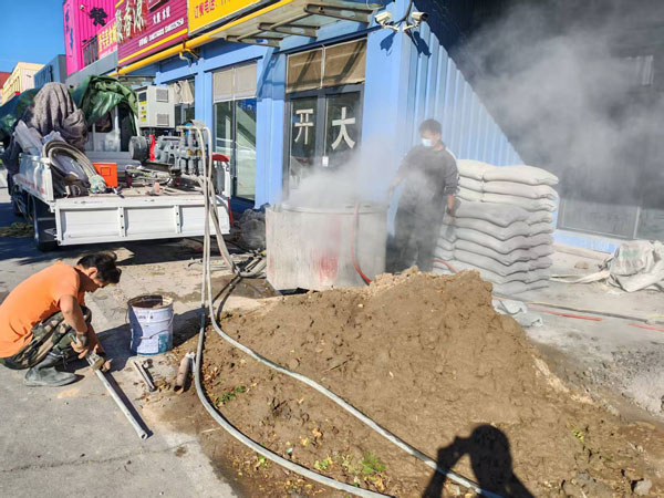 黄竹镇顶管注浆加固